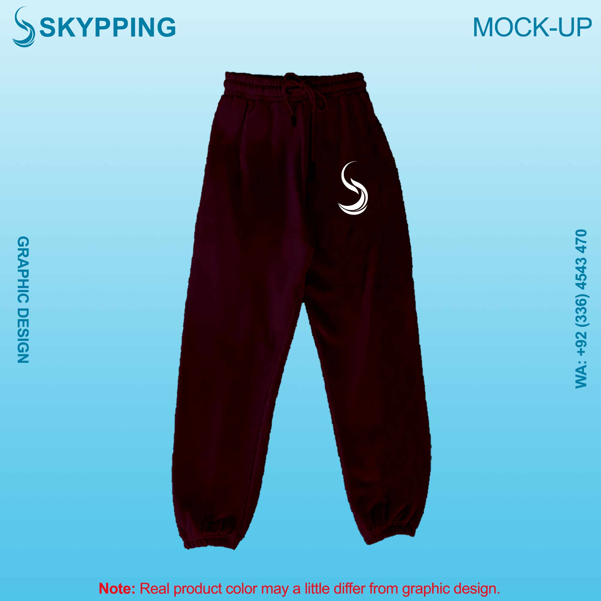 Sweatpant with Side Pocket and Closed Bottom